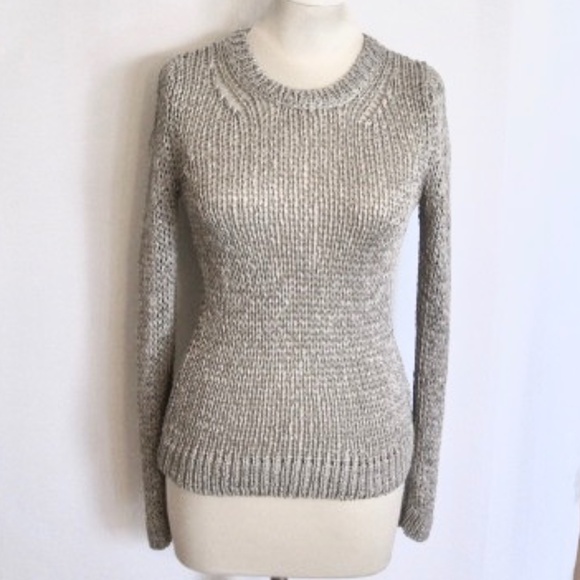 Theory Shirley Space Chunky Open Knit Sweater - Picture 1 of 7